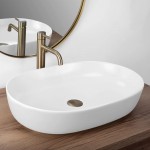 Накладной умывальник Rea Cleo 61 White Matt Накладной умывальник Rea Cleo 61 White Matt